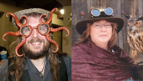 San Diego Comic Fest Steampunk guests Hal and Dee Astell