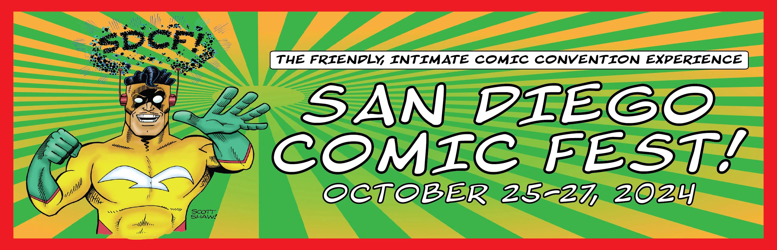 San Diego Comic Fest 2020 Banner